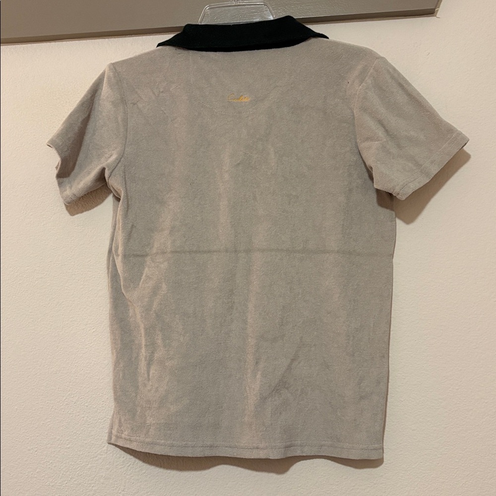 Cadets Casita Terry Polo Shirt in Gray SZ 14 NWT - Picture 2 of 3
